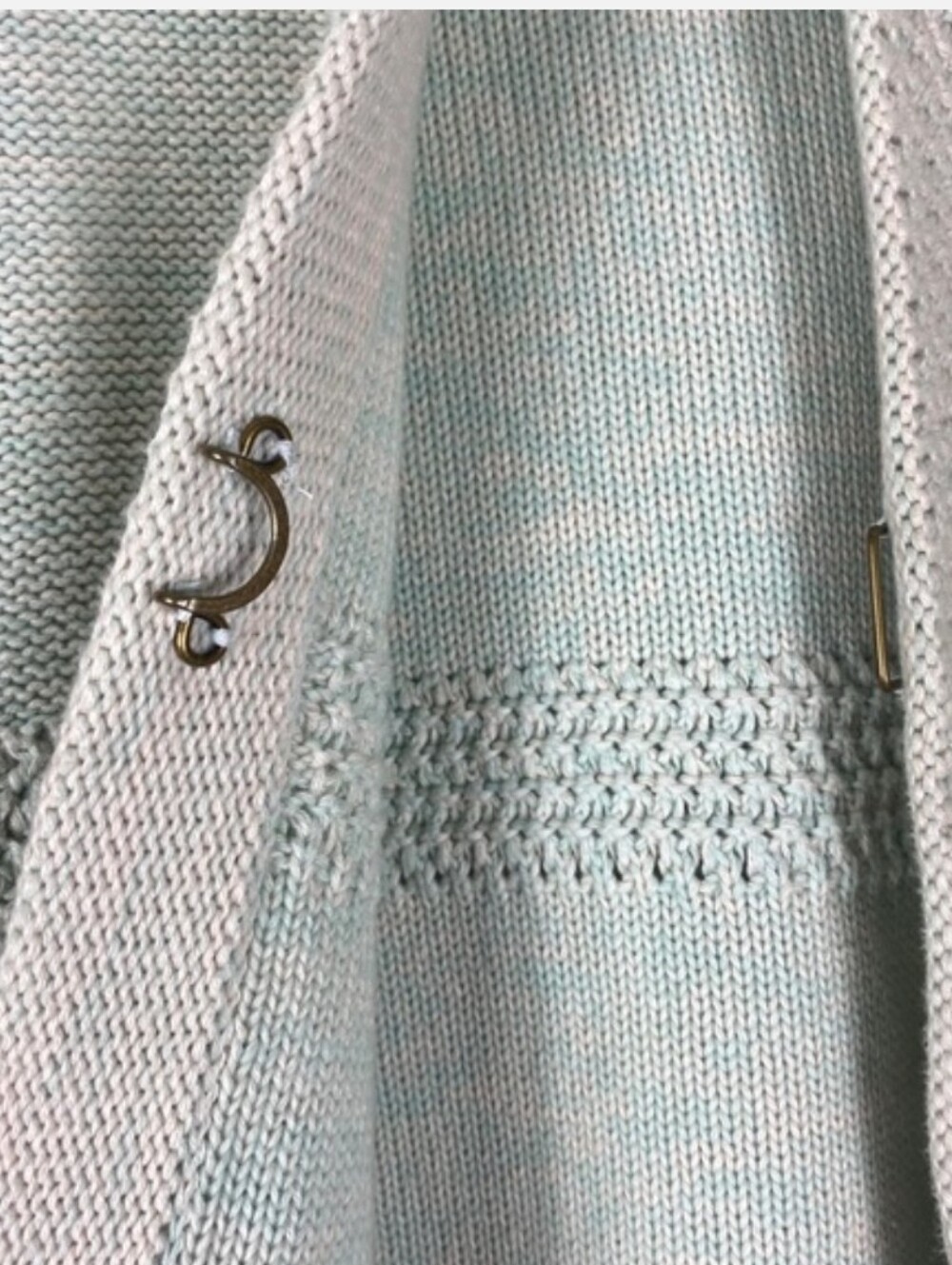 ā¢HOLD FOR KRISTIN⢠Society Sweater #203 Cardigan Boxy Style Hook/Eye Sz LG EUC - Picture 4 of 12